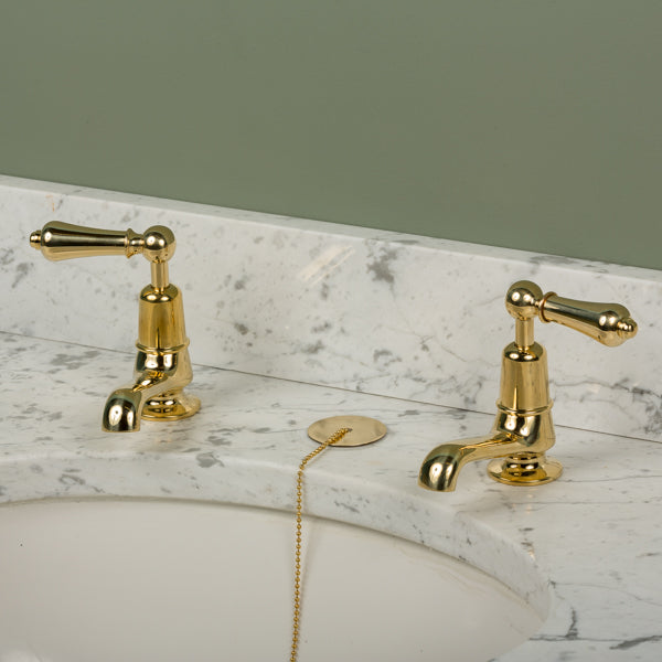 Basin Pillar Taps - Rutland London