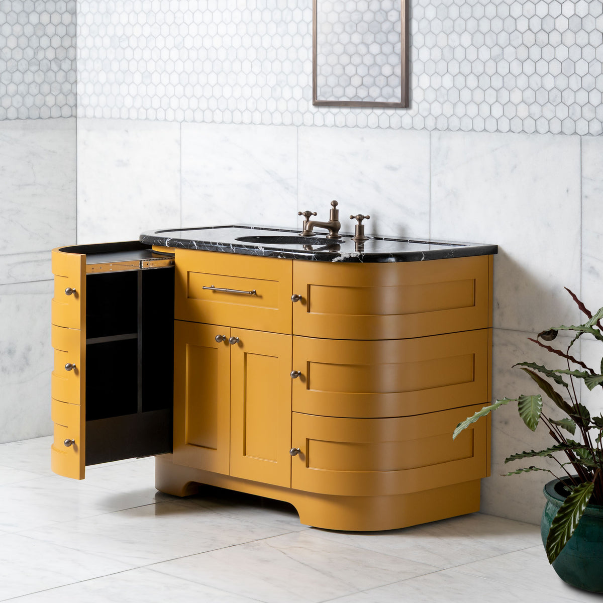 Norfolk Vanity Suite (Inc. Marble Top, Upstand & Basin) - Rutland London