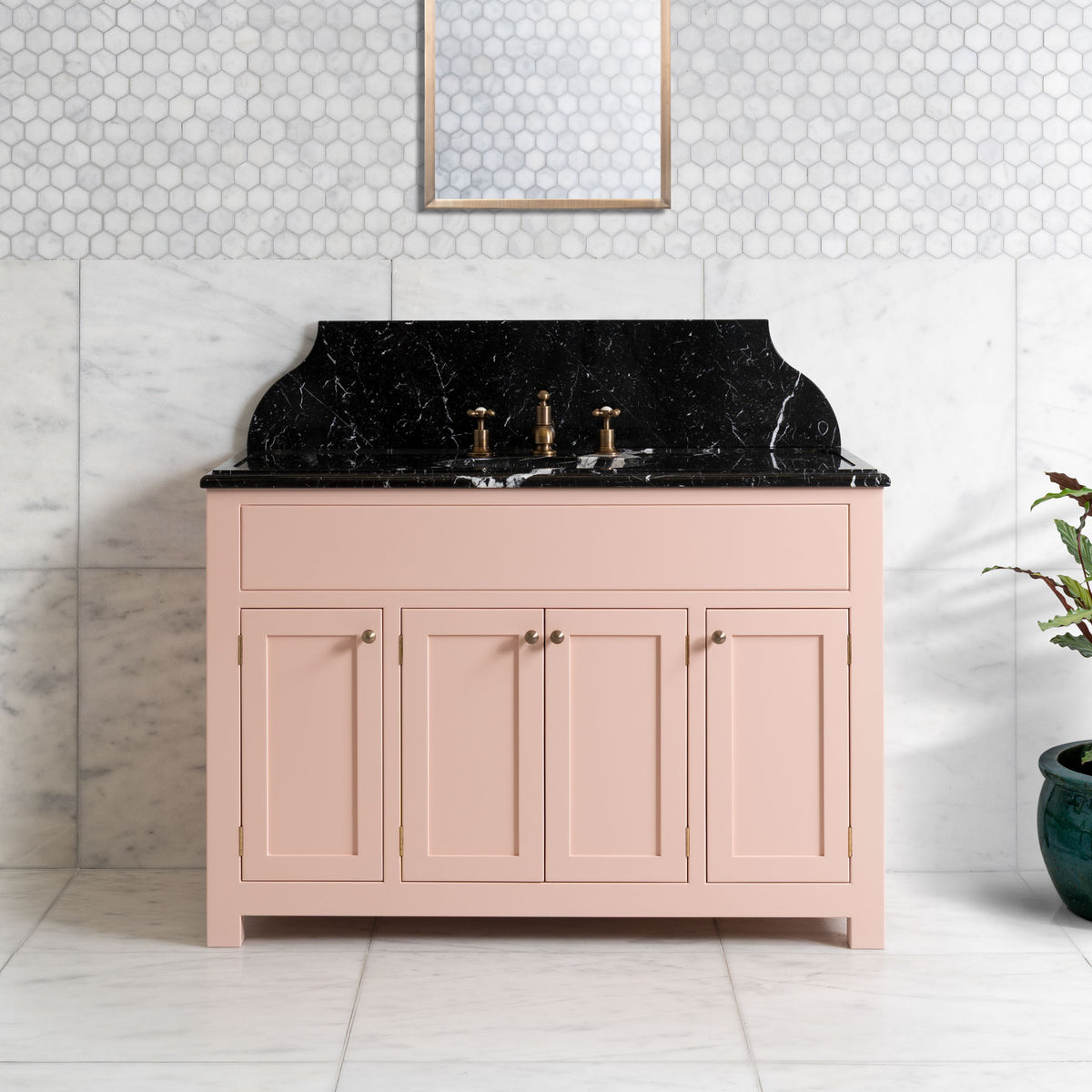 Charterhouse Vanity Suite (Inc. Marble Top, Upstand & Basin) - Rutland London