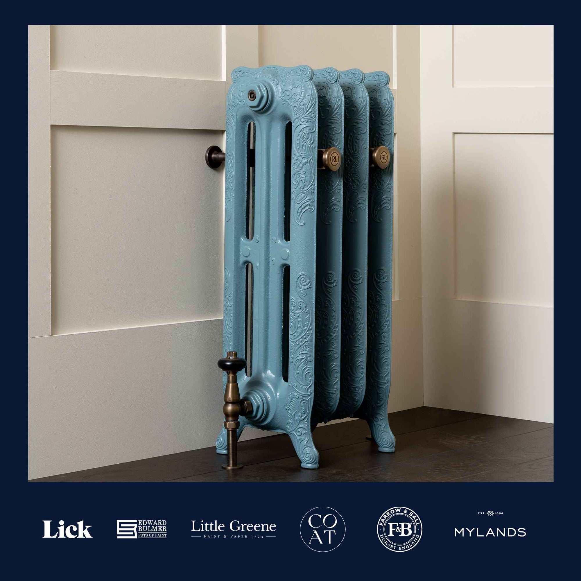 Exton Cast Iron Radiator - Rutland London