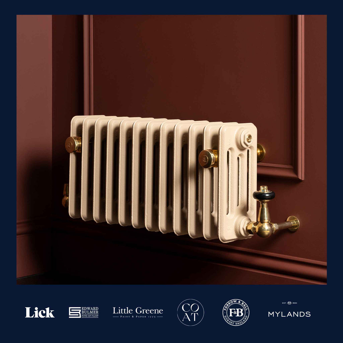 Chilbolton Cast Iron Radiator - Rutland London