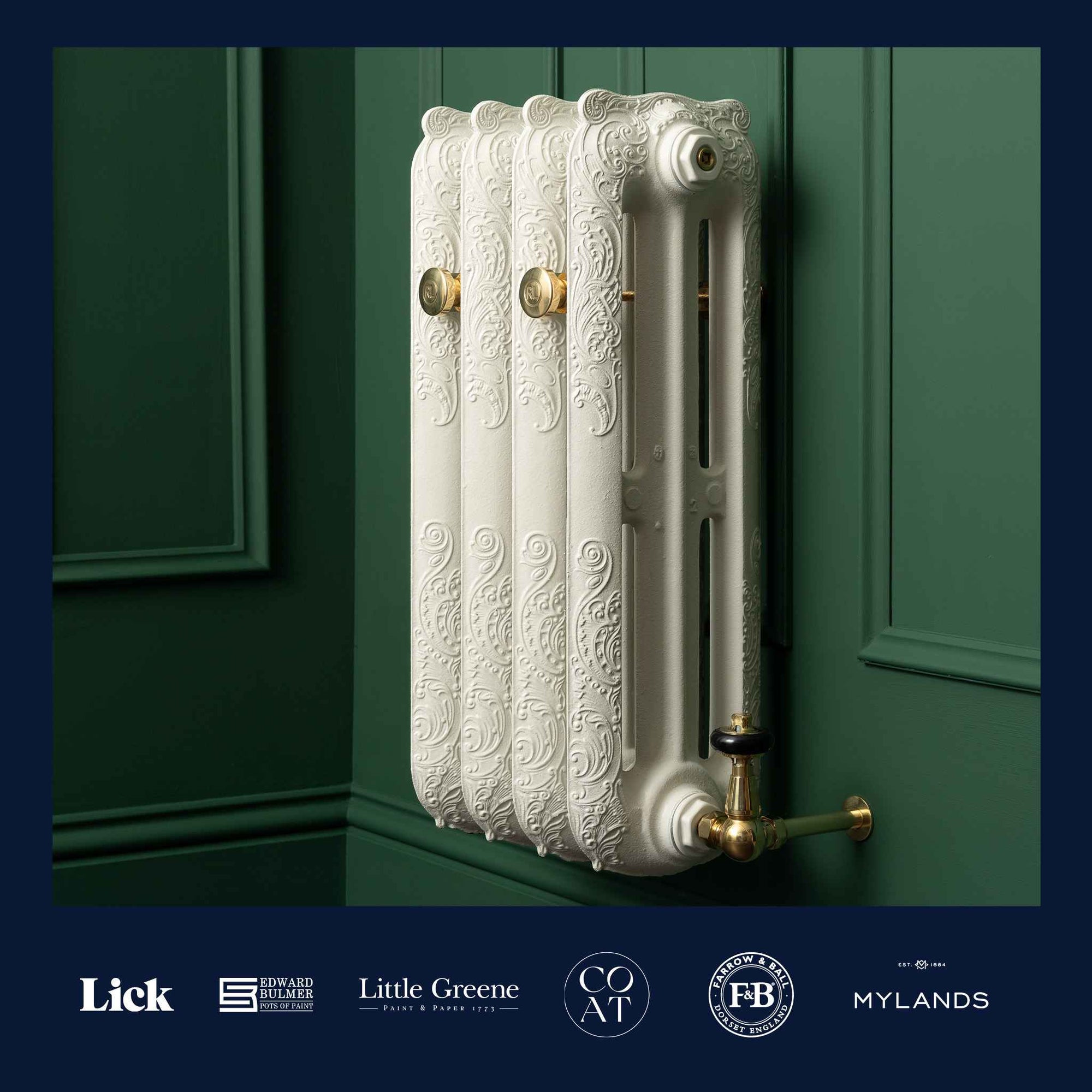 Yateley Cast Iron Radiator - Rutland London