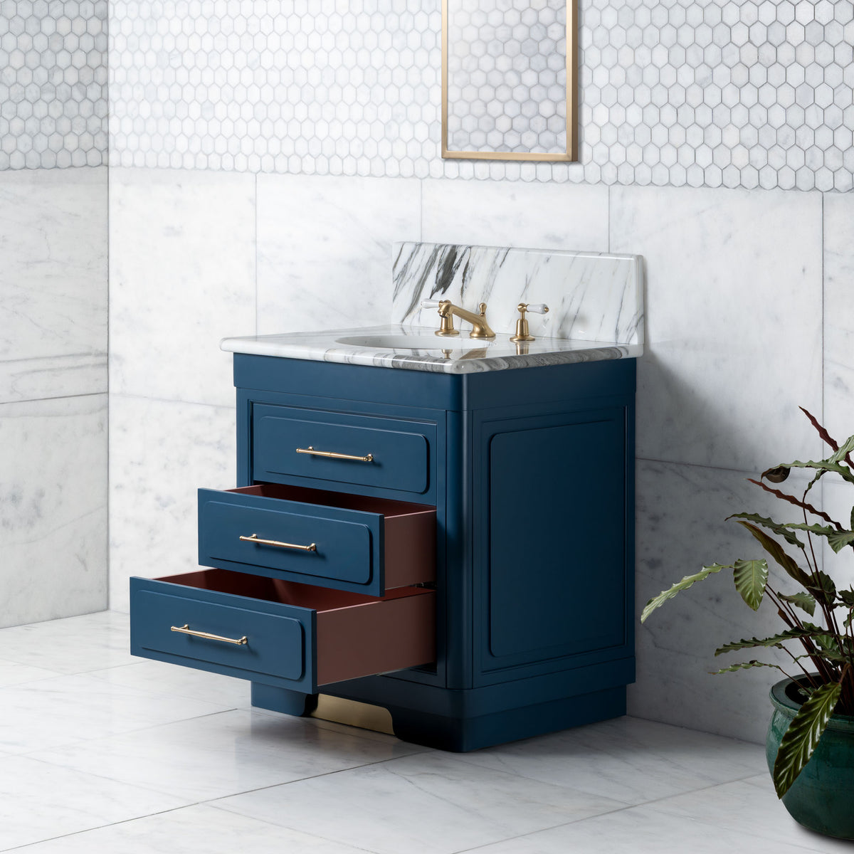 Providence Vanity Suite (Inc. Marble Top, Upstand & Basin) - Rutland London