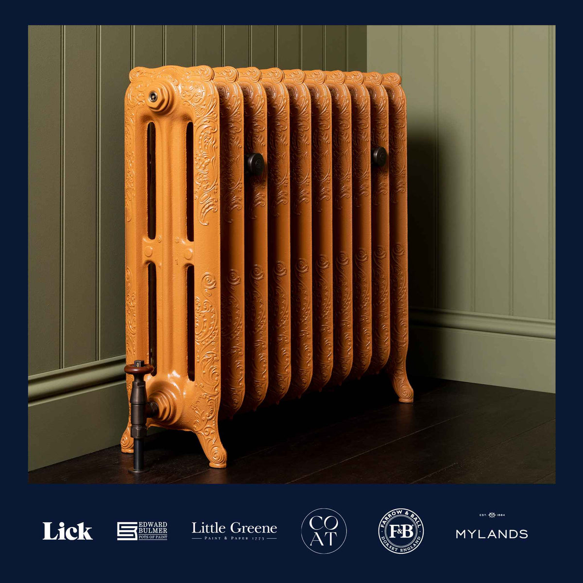 Curdridge Cast Iron Radiator - Rutland London