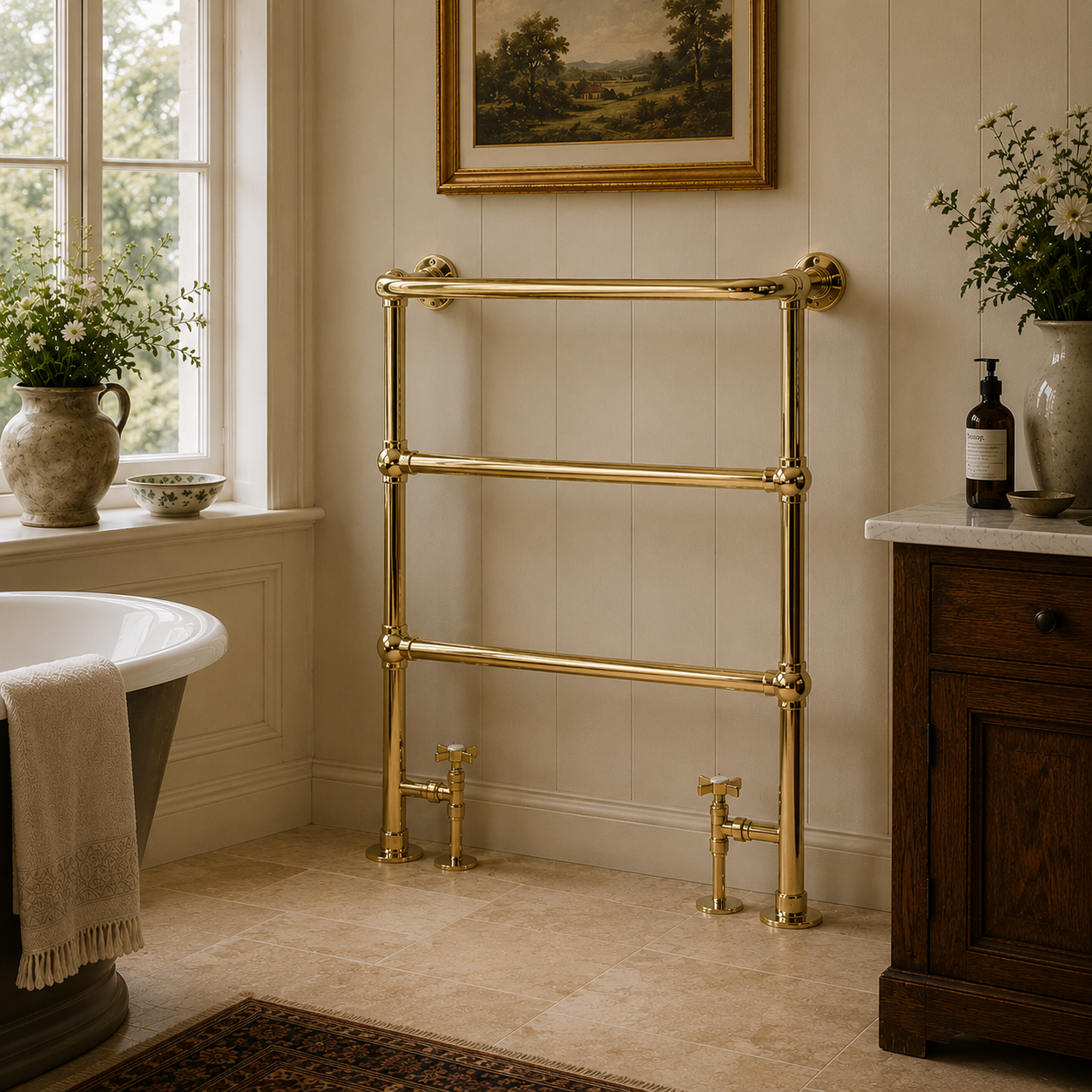 Arbour Heated Towel Rail - Rutland London
