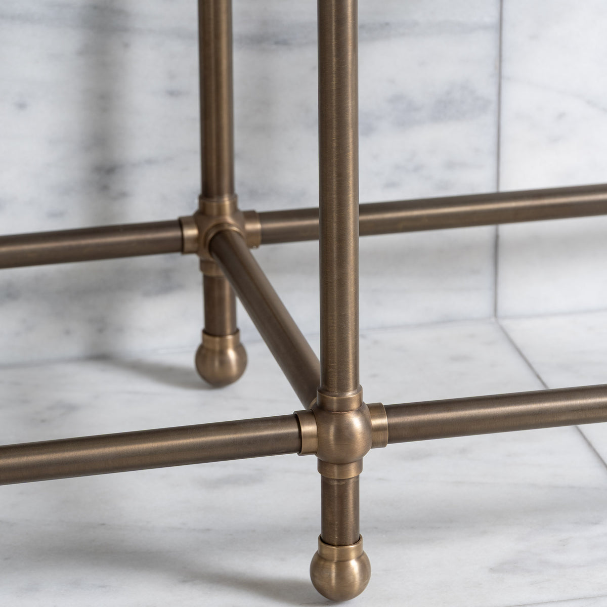 Regent Double Vanity Suite (Inc. Marble Top, Upstand & Basins) - Rutland London