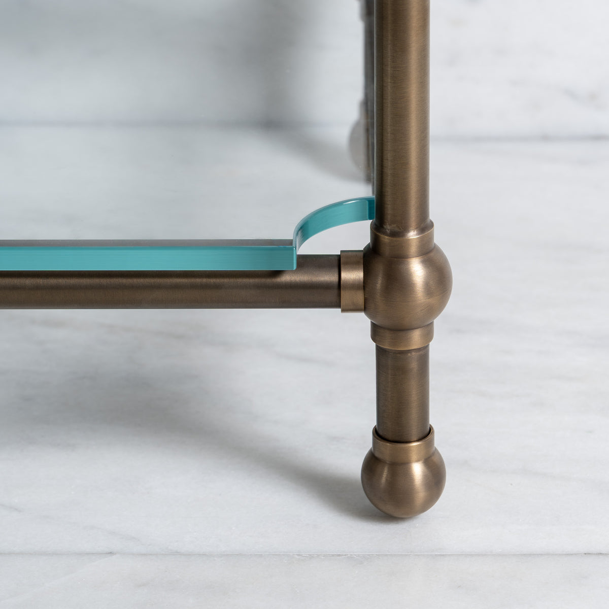 Colville Double Vanity Suite (Inc. Marble Top, Upstand, Glass Shelf & Basins)