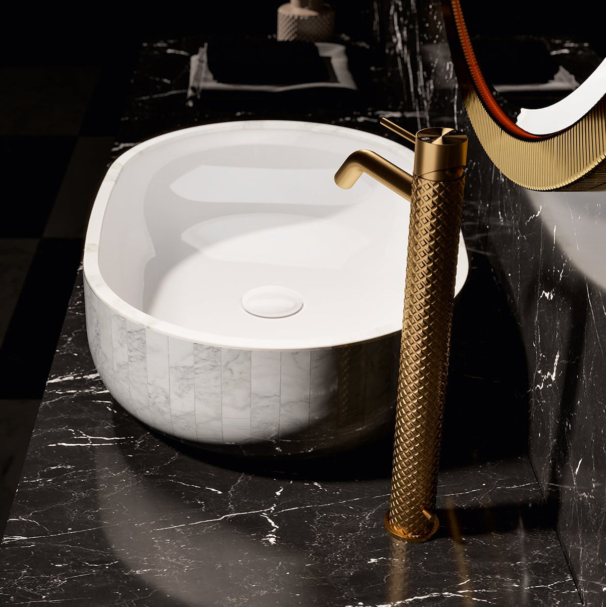 Carrara Bespoke Handmade Marble Bathroom Suite (Inc. WC Pan, Bidet &amp; Basin) - Rutland London