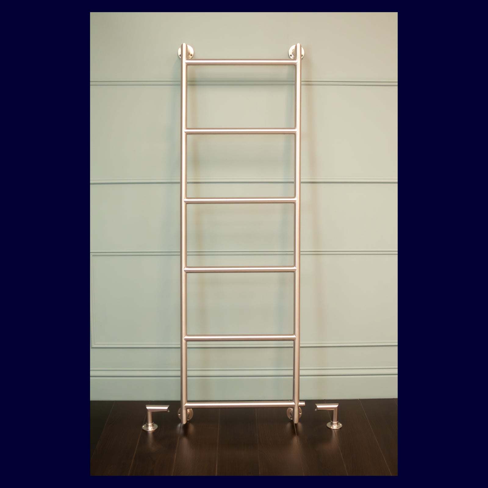 Ex-Display Fitzroy Heated Towel Rail - 1795 x 600 - Electric Only - Brushed (Satin) Nickel - Rutland London
