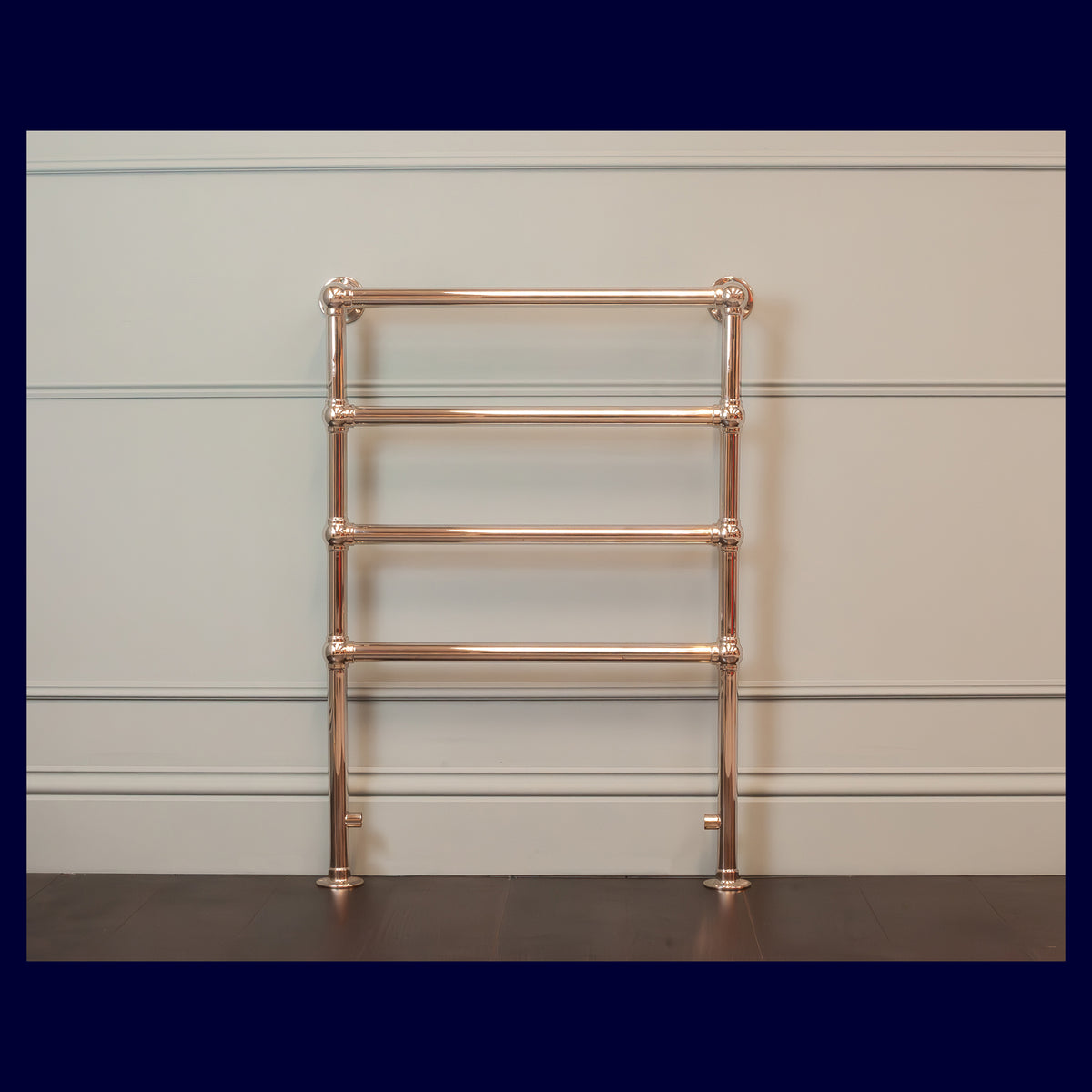 Ex-Display Hoxton Heated Towel Rail - 952 x 685 - Central Heating Only - Polished Chrome - Rutland London