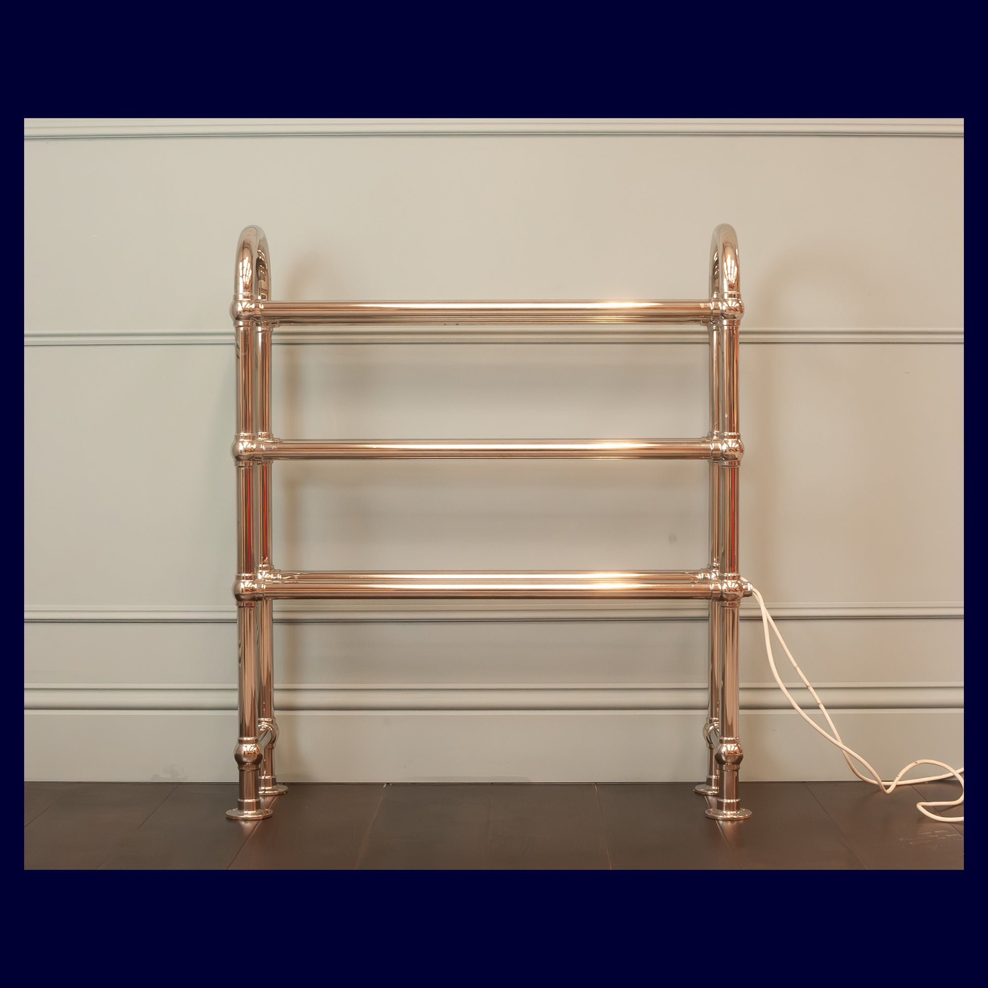 Ex-Display Eaton Heated Towel Rail - 952 x 840 - Central Heating Only - Polished Chrome - Rutland London