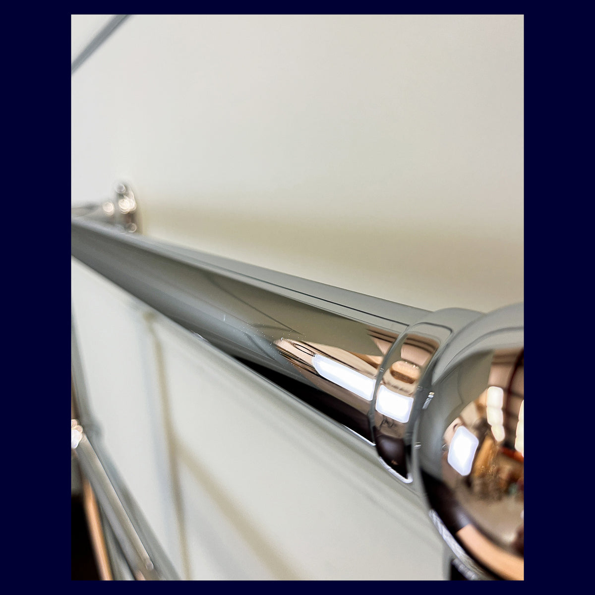 Ex-Display Belgrave Heated Towel Rail - 952 x 685 - Electric Only - Polished Chrome - Rutland London