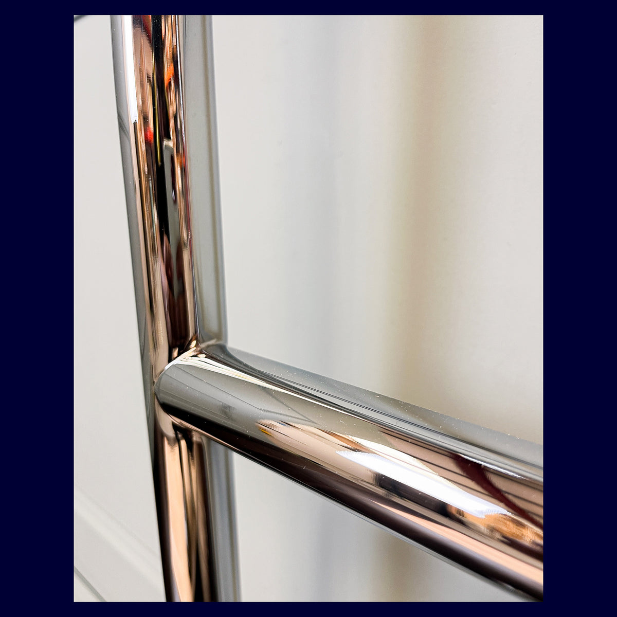 Ex-Display Portman Heated Towel Rail - 1507 x 550 - Electric Only - Polished Nickel - Rutland London