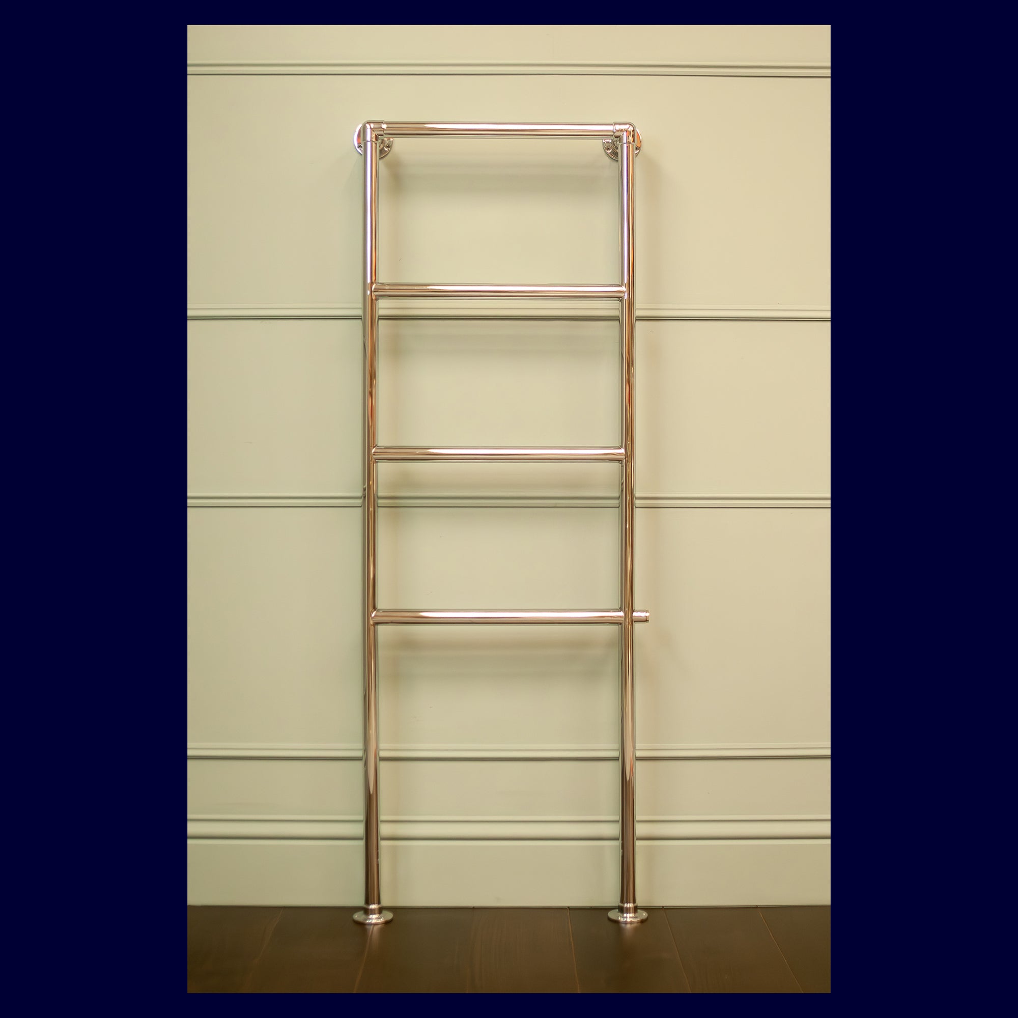 Ex-Display Portman Heated Towel Rail - 1500 x 510 - Electric Only - Polished Chrome - Rutland London