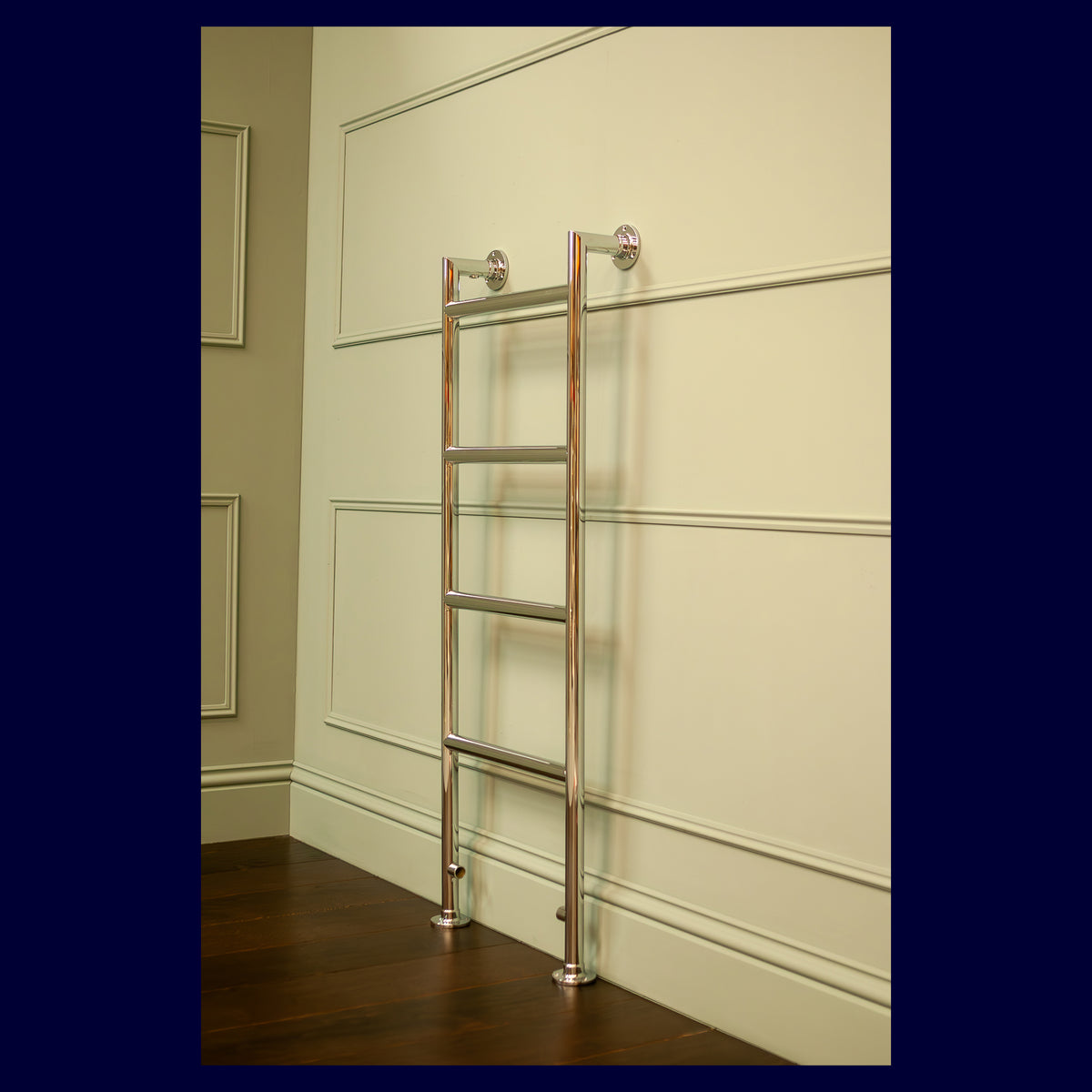 Ex-Display Soho Heated Towel Rail - 1245 x 470 - Central Heating Only - Polished Chrome - Rutland London