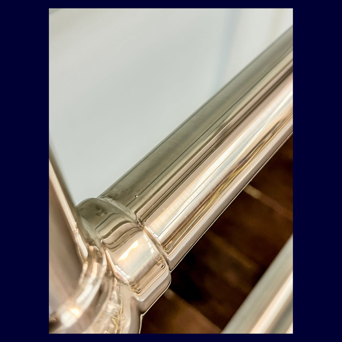 Ex-Display Chantry Heated Towel Rail - 1275 x 475 - Electric Only - Polished Nickel - Rutland London