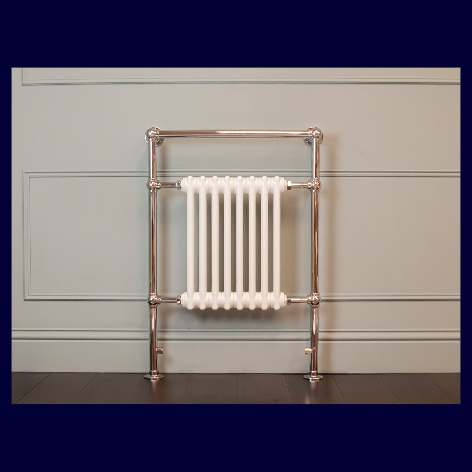 Ex-Display Lonsdale Heated Towel Rail - 952 x 685 - Central Heating Only - Polished Chrome - Rutland London