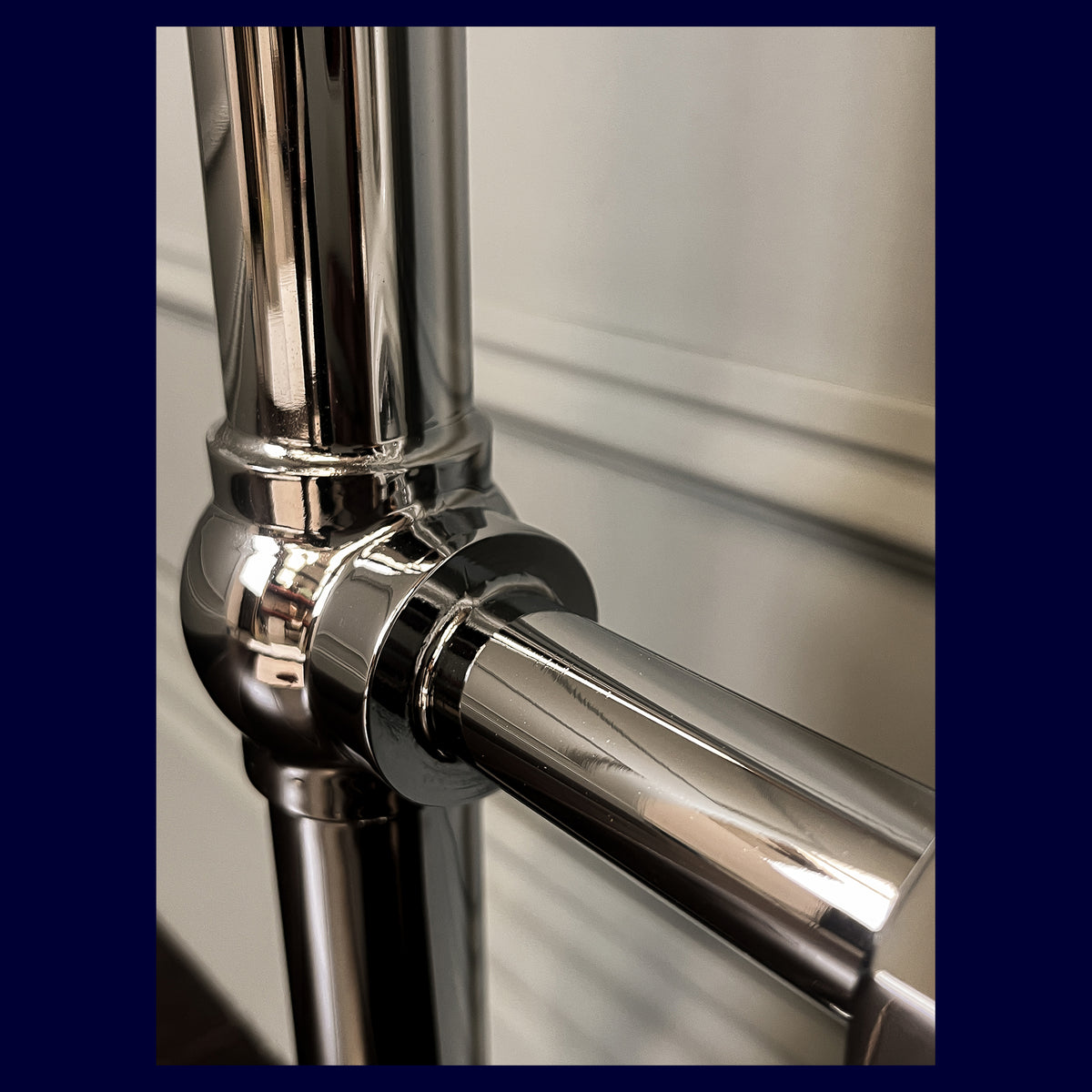 Ex-Display Lonsdale Heated Towel Rail - 952 x 685 - Central Heating Only - Polished Chrome - Rutland London