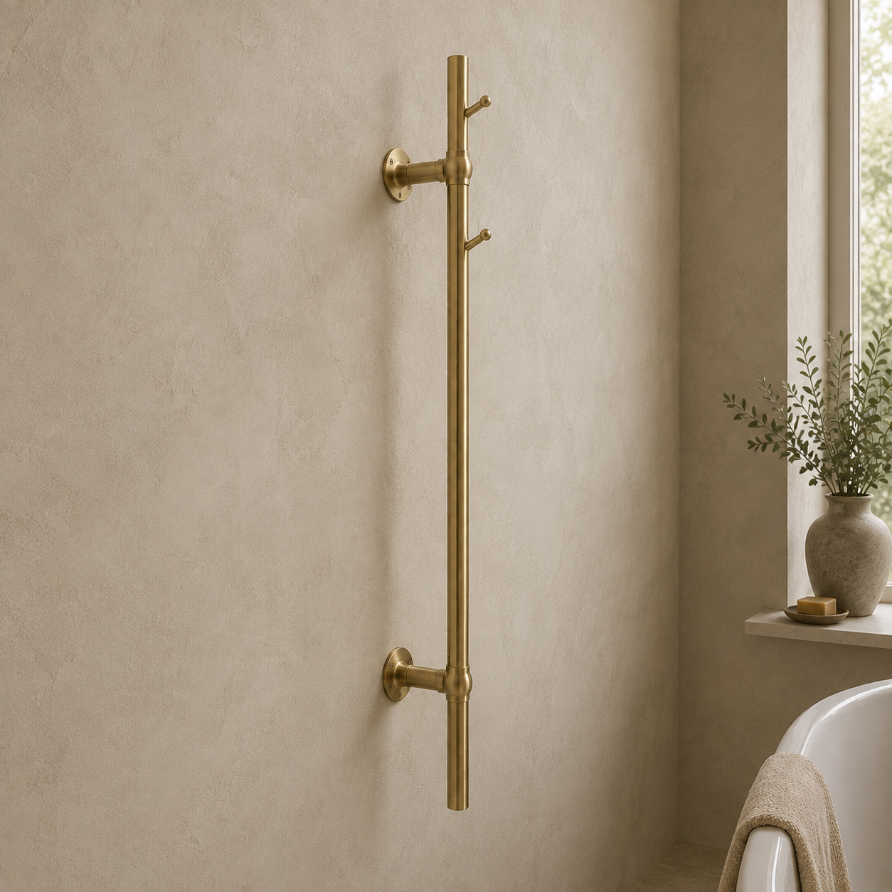 Cubitt Concealed Hot Tree Heated Towel Rail - Rutland London