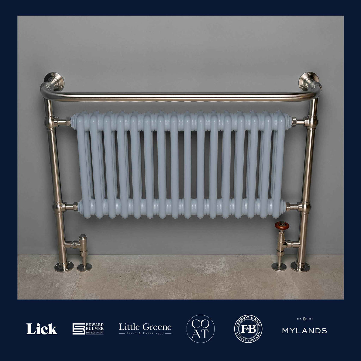 Draycott Heated Towel Rail - Rutland London