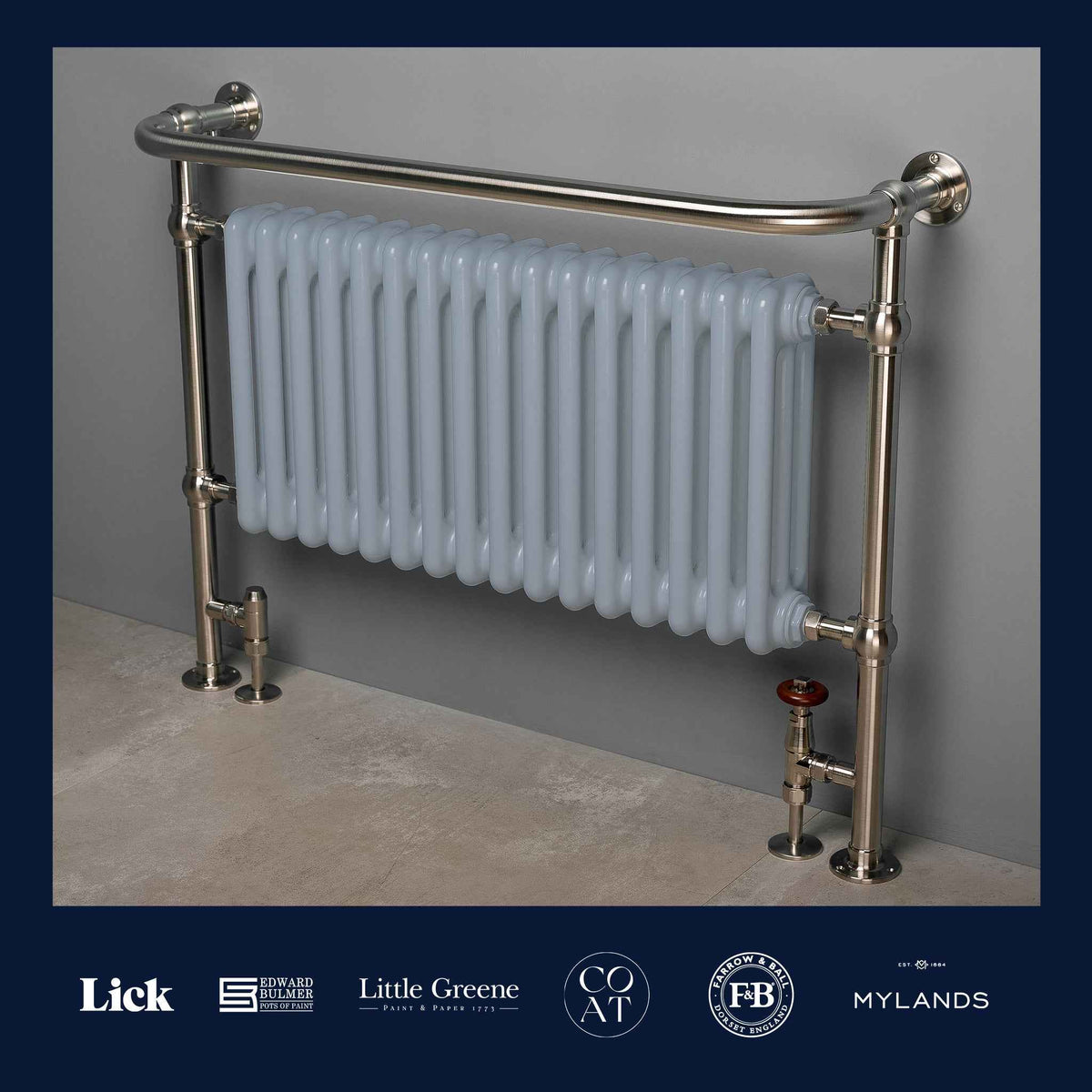 Draycott Heated Towel Rail - Rutland London