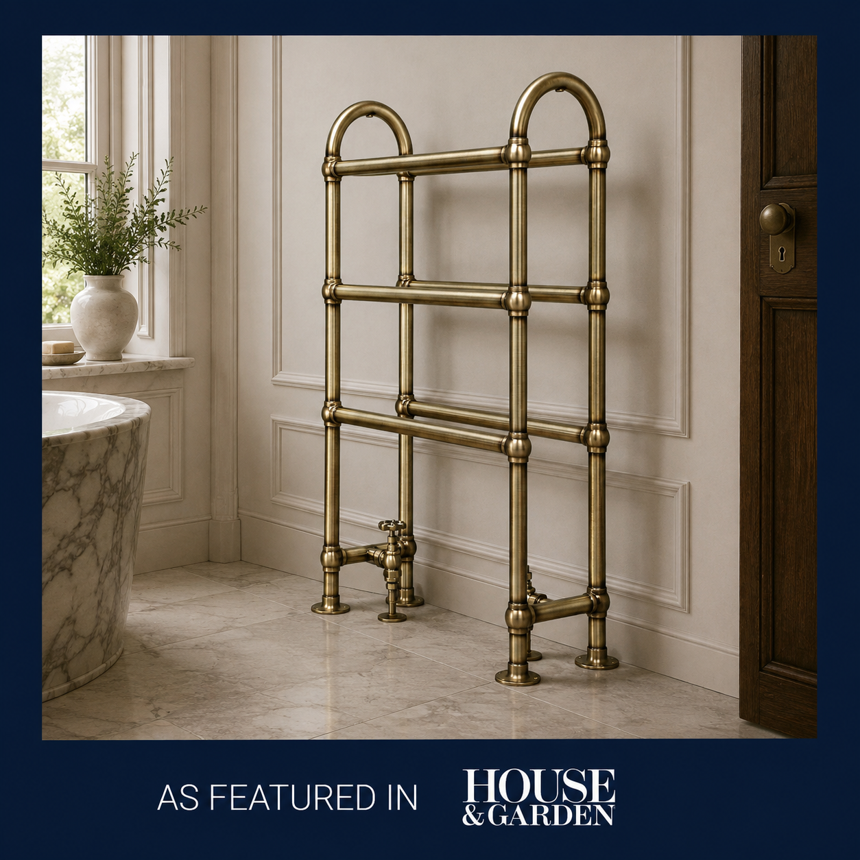 Eaton Heated Towel Rail - Rutland London