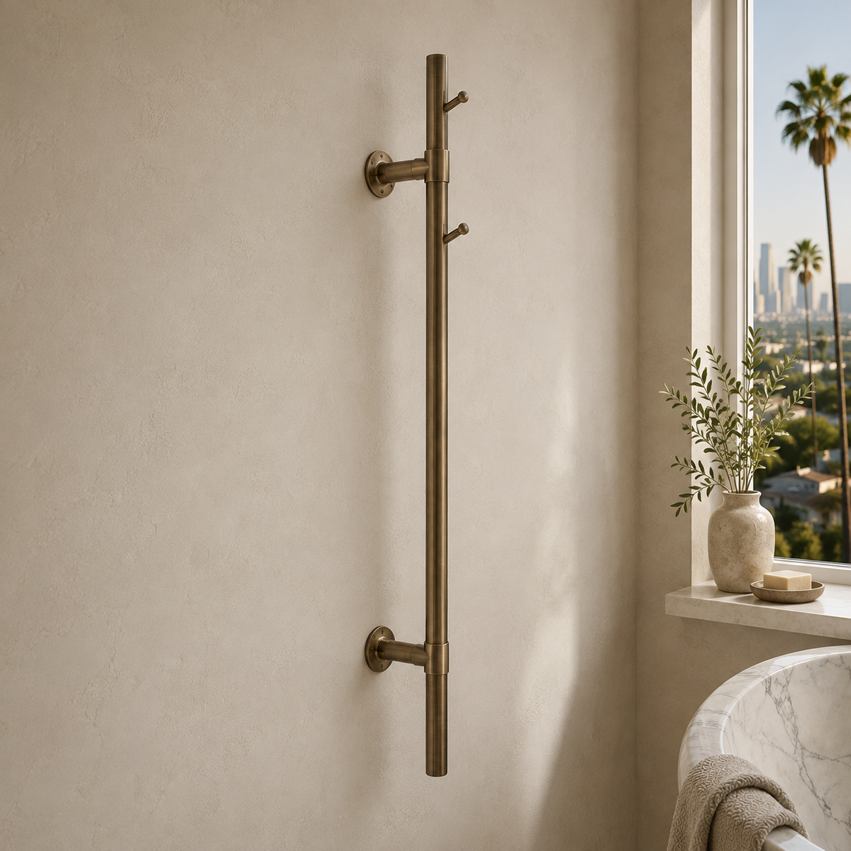 Edwardes Concealed Hot Tree Heated Towel Rail - Rutland London