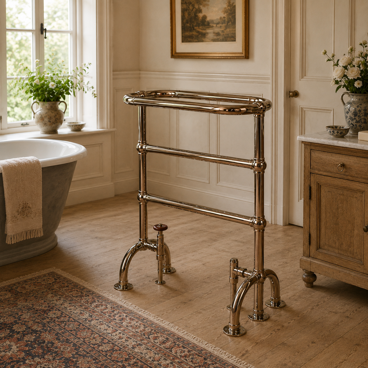 Elizabeth Heated Towel Rail - Rutland London