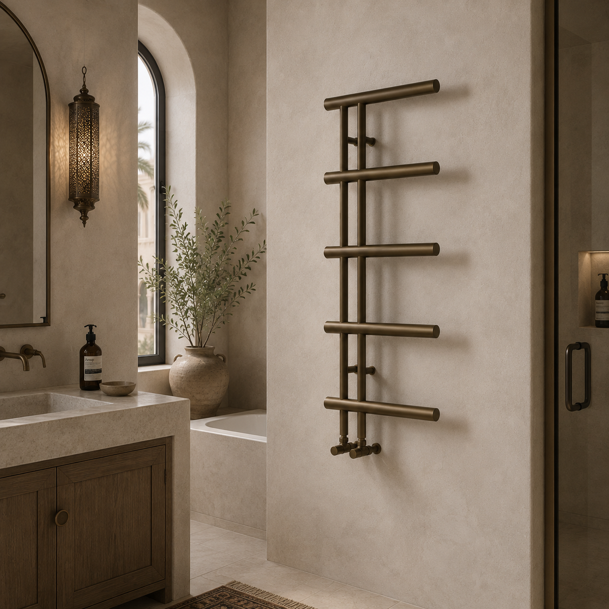 Finsbury Heated Towel Rail - Rutland London