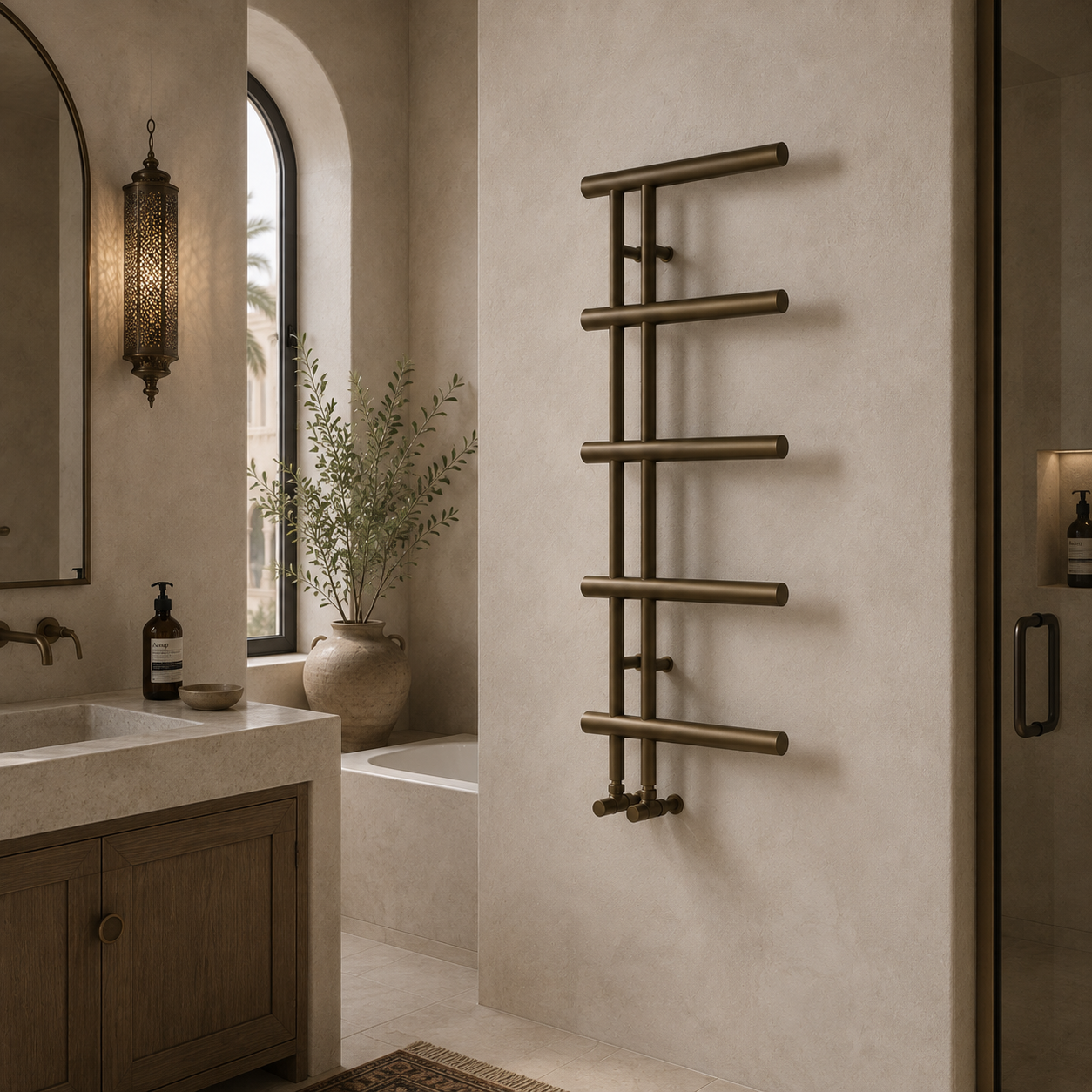 Finsbury Heated Towel Rail - Rutland London