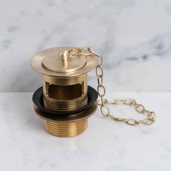 Granville Slotted Basin Waste, Plug & Chain - Rutland London