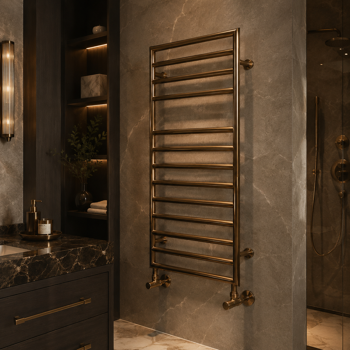 Ion Heated Towel Rail - Rutland London 