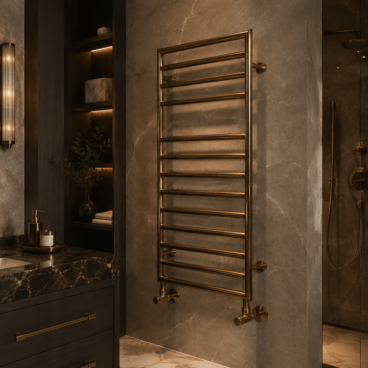 Ion Heated Towel Rail - Rutland London 