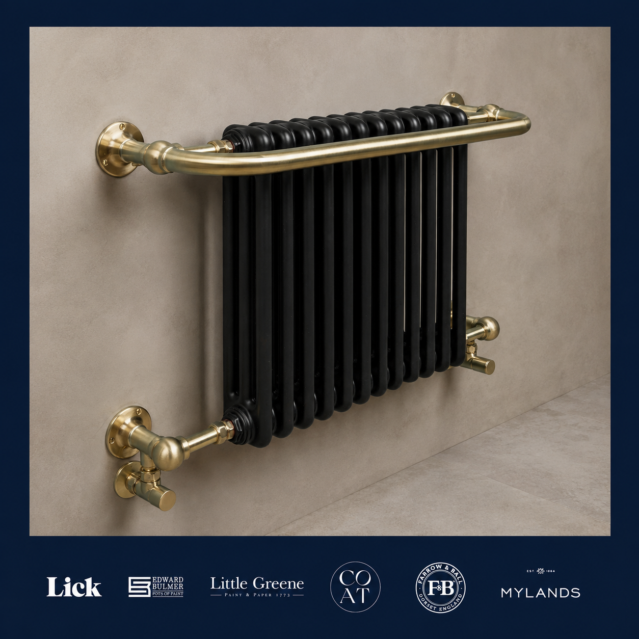 Litchfield Heated Towel Rail - Rutland London