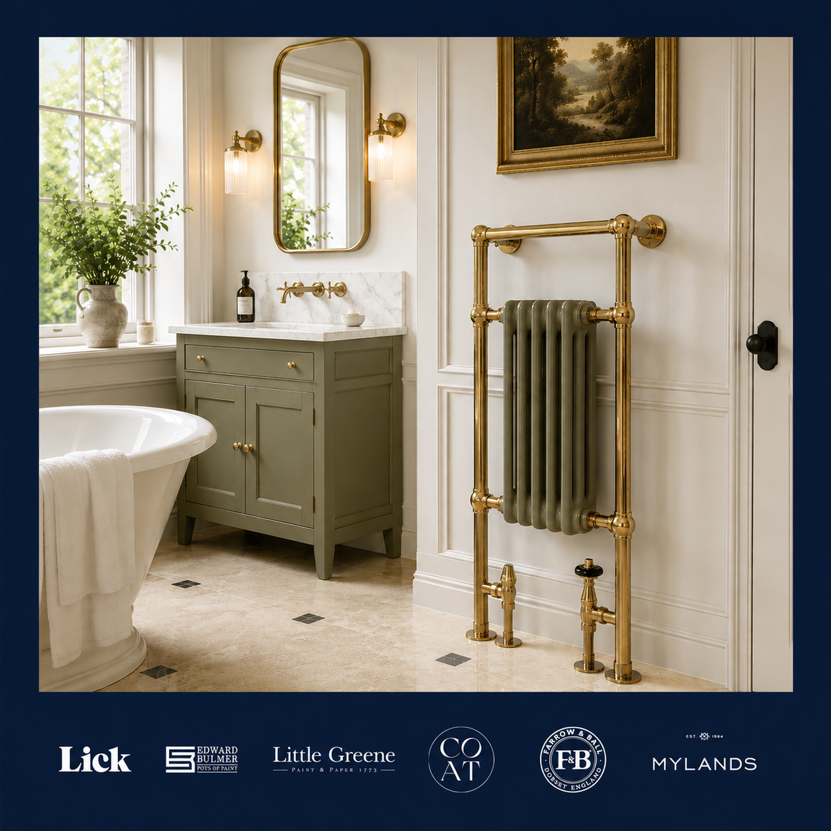 Lonsdale Heated Towel Rail - Rutland London