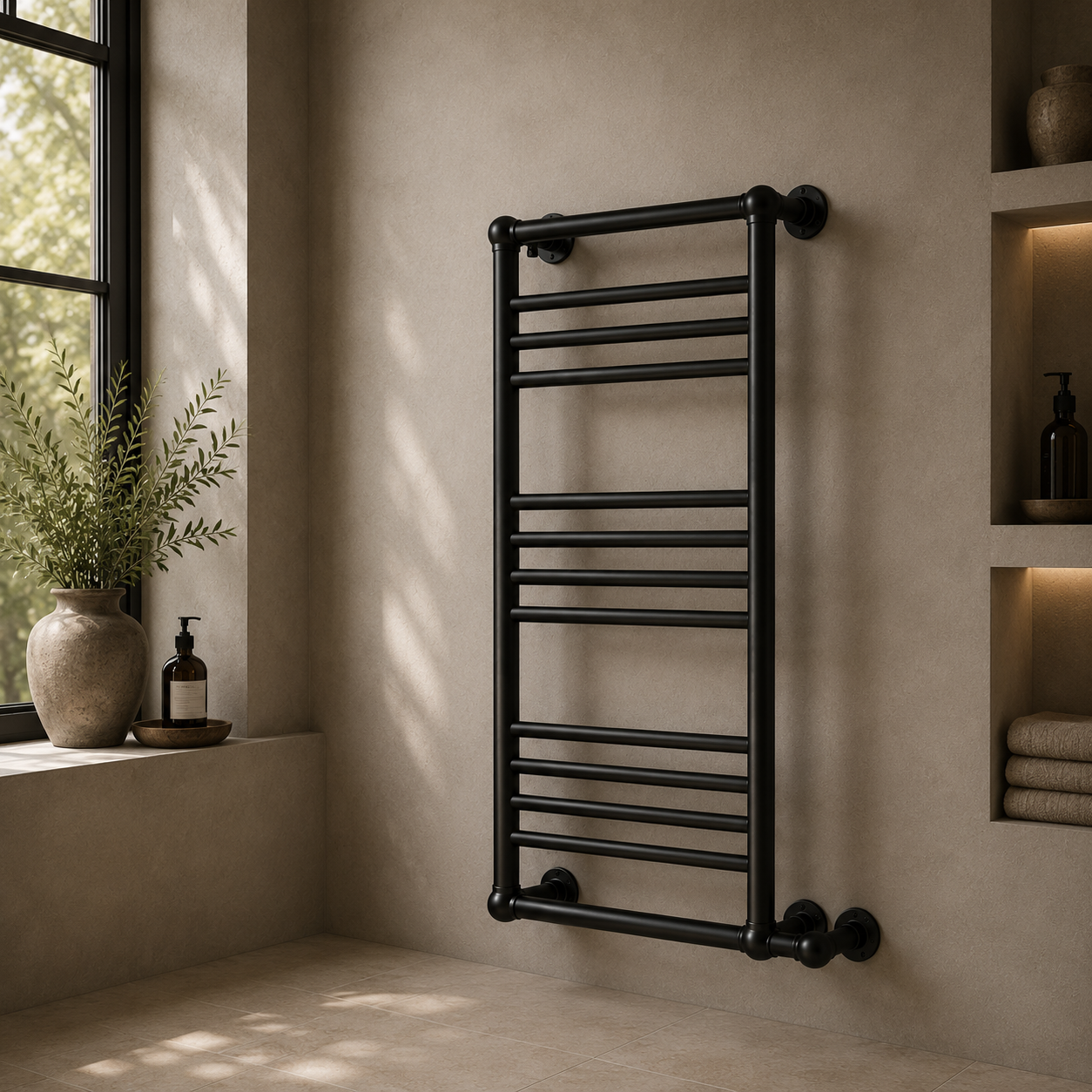 Milner Heated Towel Rail - Rutland London
