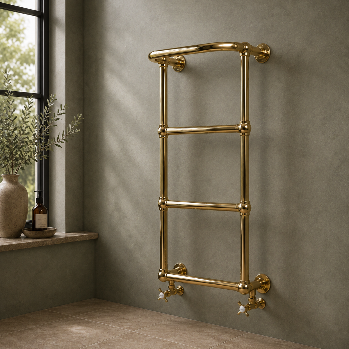 Montagu Heated Towel Rail - Rutland London