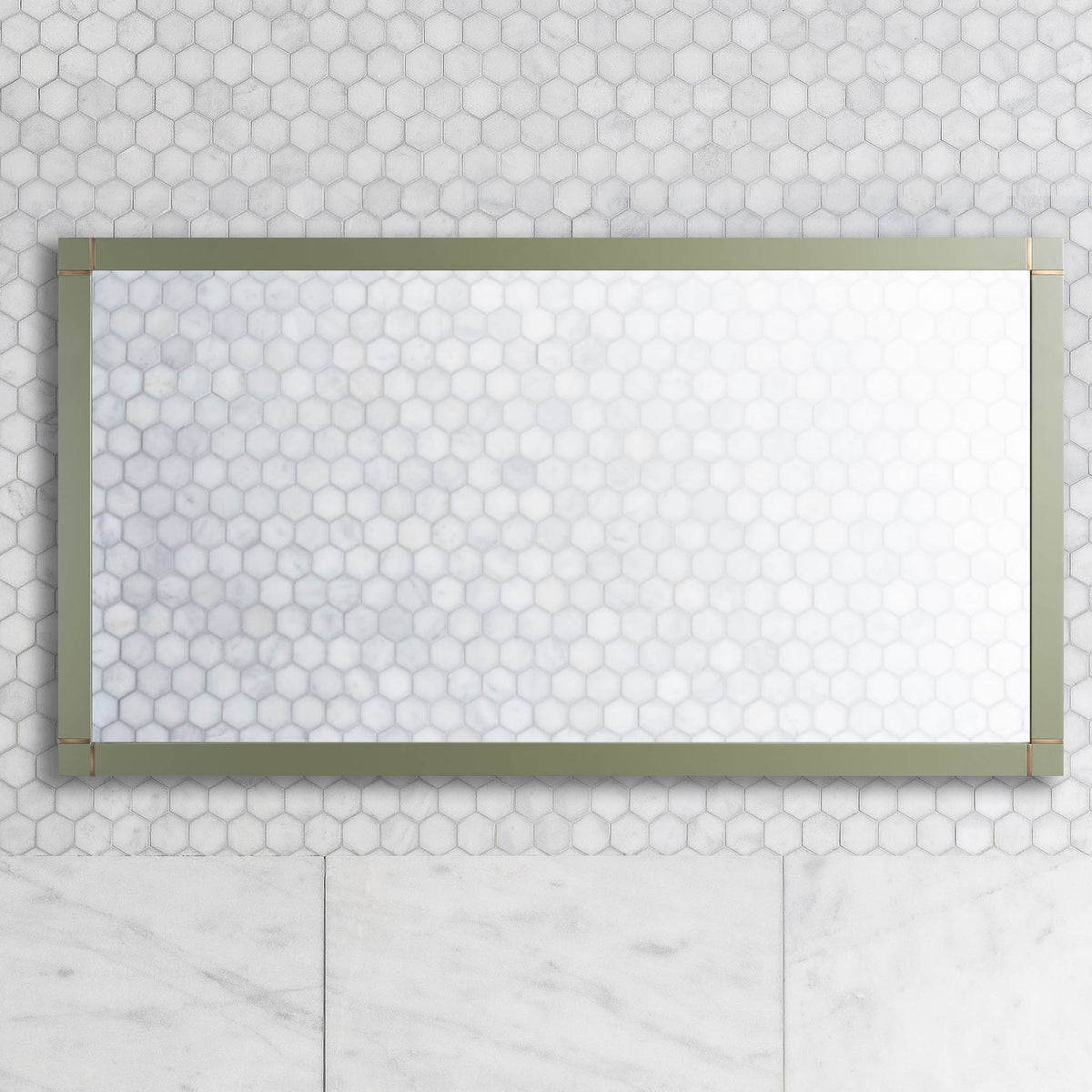 Rugby Painted Bathroom Mirror - Rutland London