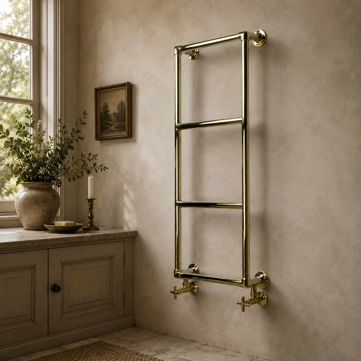Portman Heated Towel Rail - Rutland London