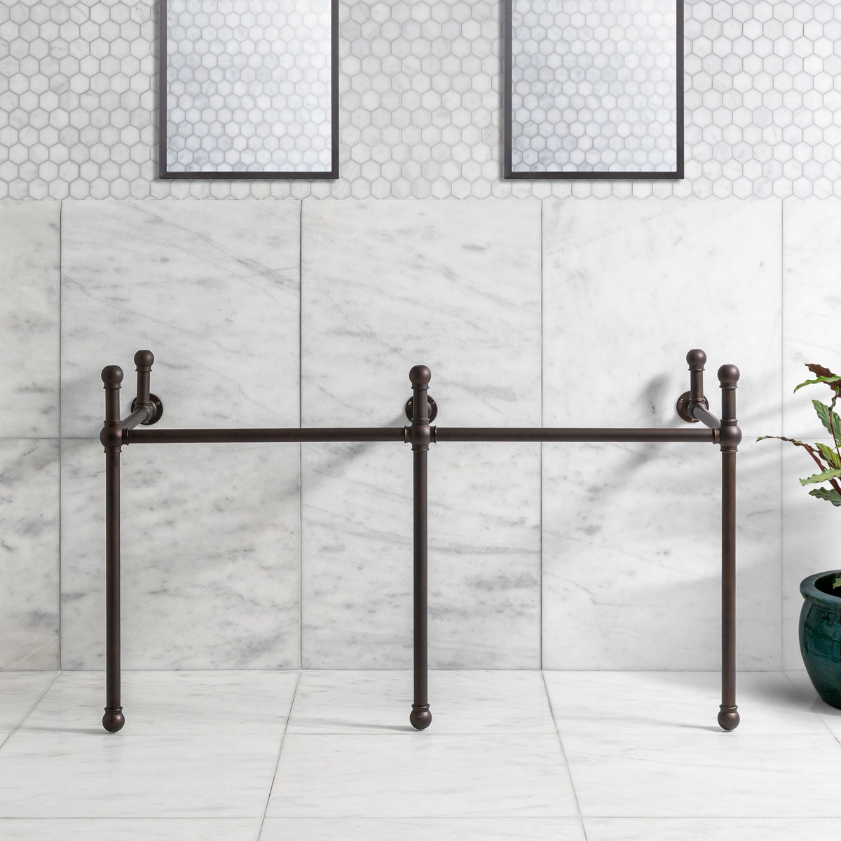 Reliance Double Vanity Stand (Stand Only - No Top, Upstand or Basins) - Rutland London