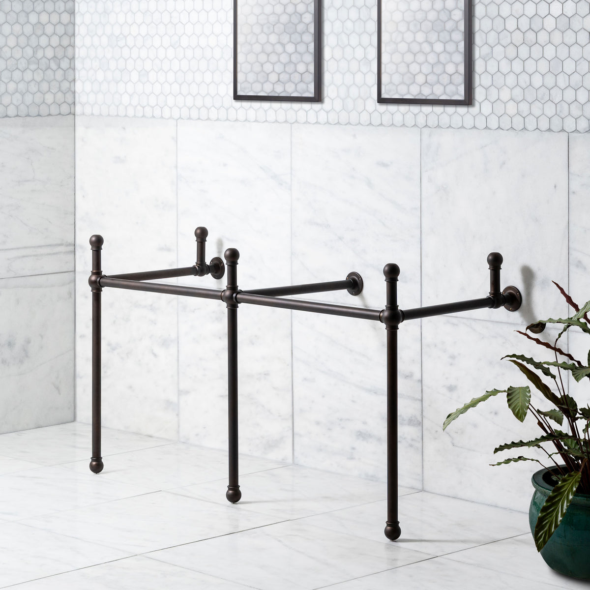 Reliance Double Vanity Stand (Stand Only - No Top, Upstand or Basins) - Rutland London