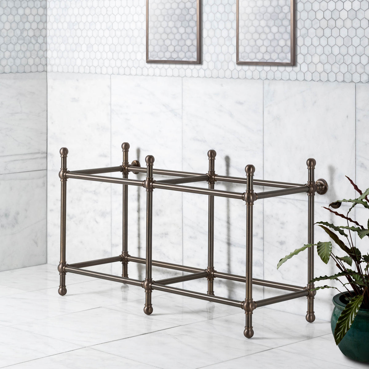 Lloyd Double Vanity Stand (Stand Only - No Top, Upstand or Basins) - Rutland London