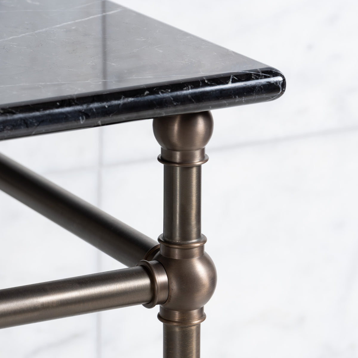 Coleridge Double Vanity Suite (Inc. Marble Top, Upstand, Glass Shelf & Basins) - Rutland London