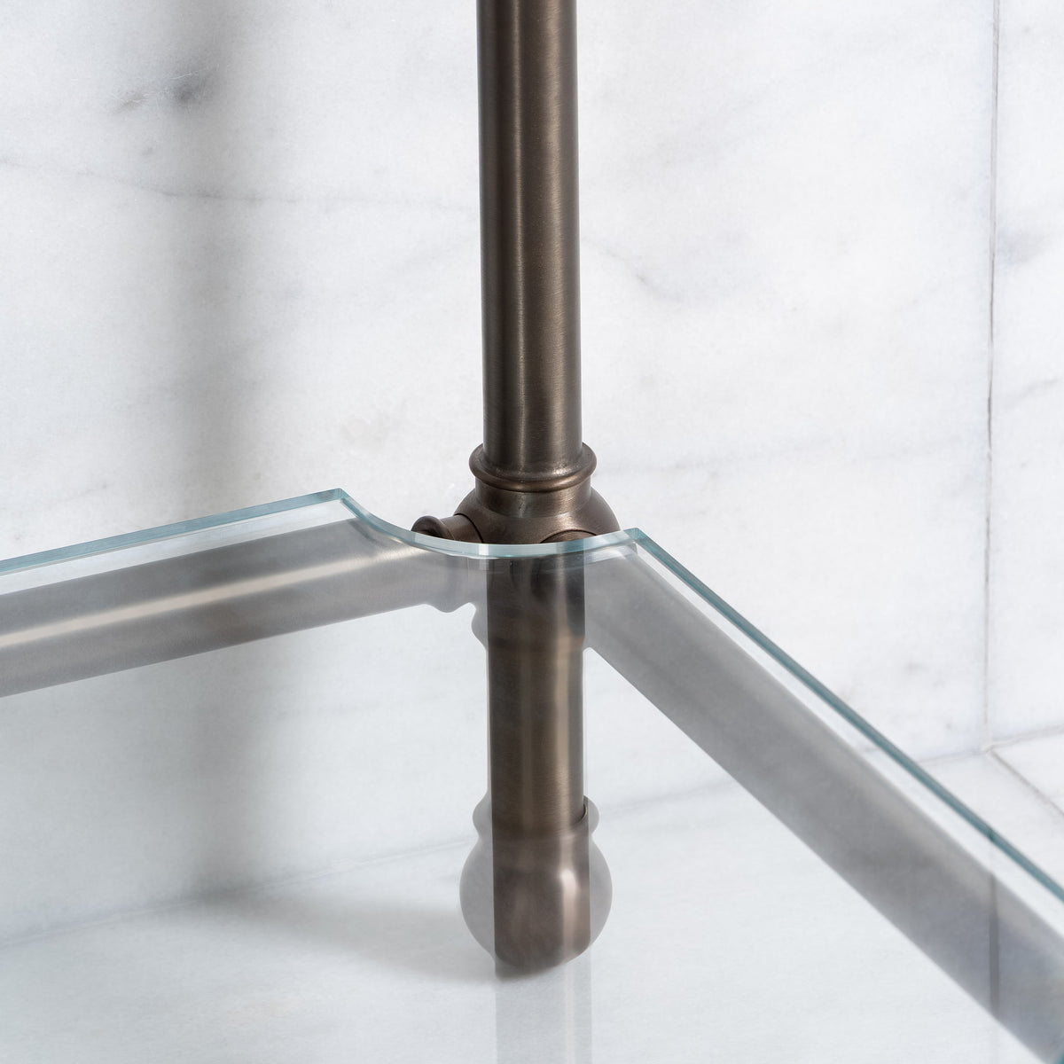 Coleridge Double Vanity Suite (Inc. Marble Top, Upstand, Glass Shelf & Basins)