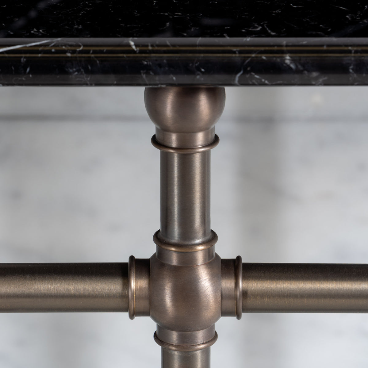 Coleridge Double Vanity Suite (Inc. Marble Top, Upstand, Glass Shelf & Basins) - Rutland London