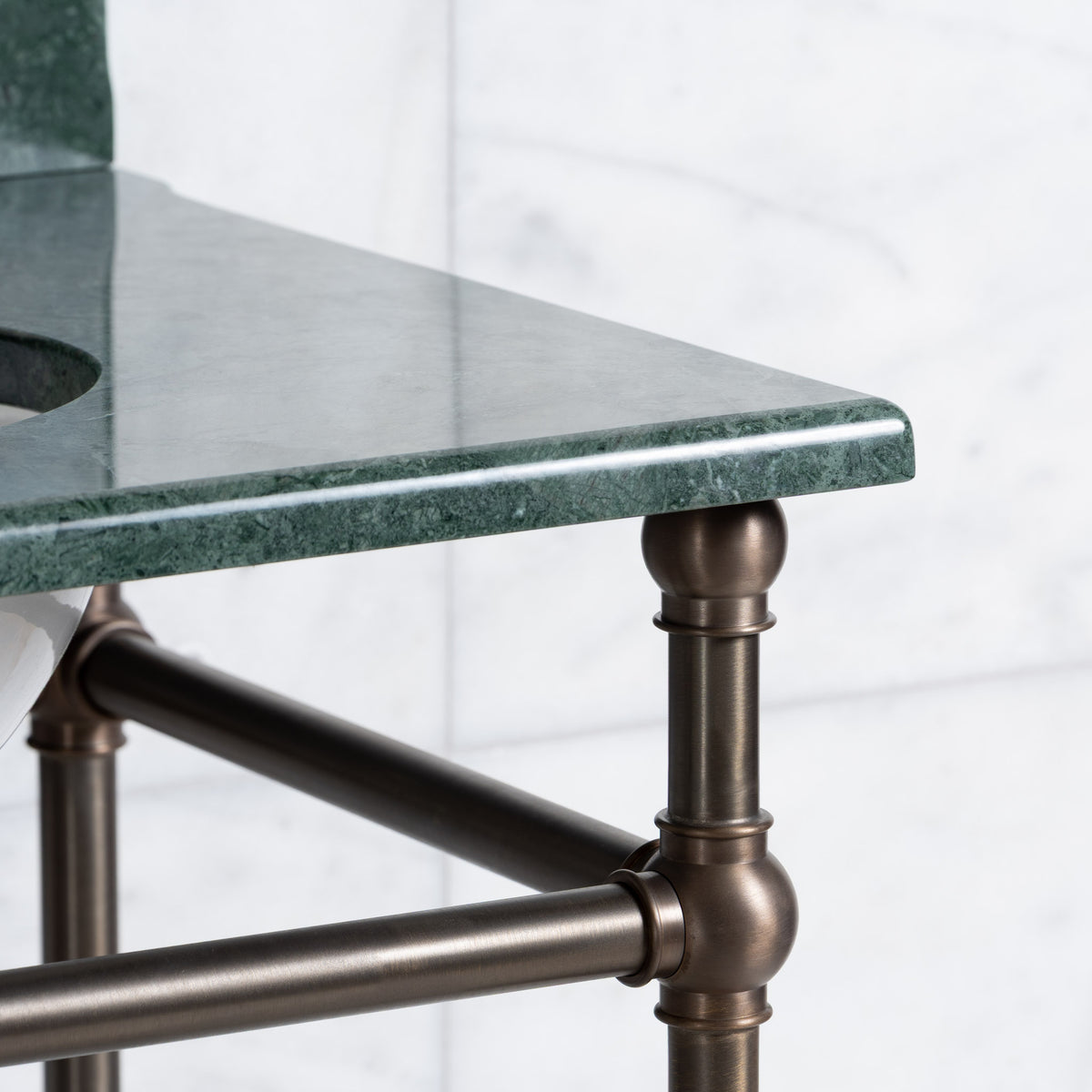 Lloyd Double Vanity Suite (Inc. Marble Top, Upstand & Basins) - Rutland London