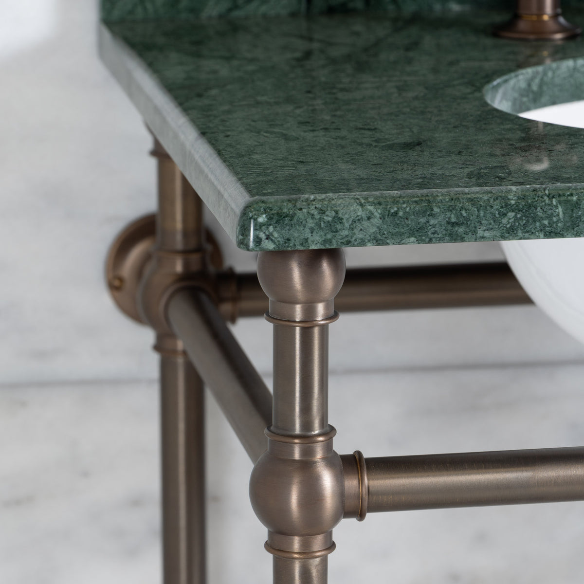 Lloyd Double Vanity Suite (Inc. Marble Top, Upstand & Basins) - Rutland London