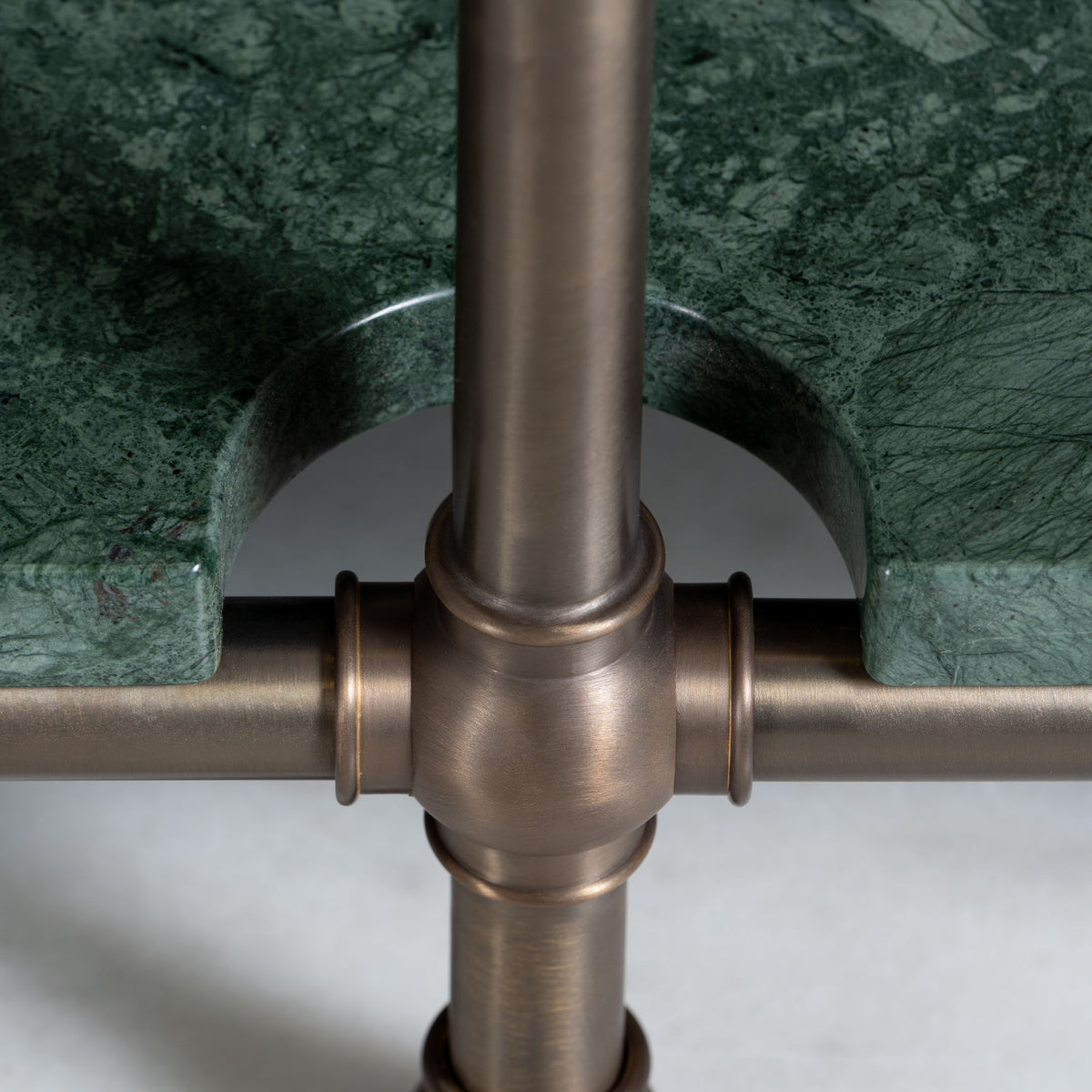 Nevern Double Vanity Suite (Inc. Marble Top, Upstand, Shelf & Basins) - Rutland London