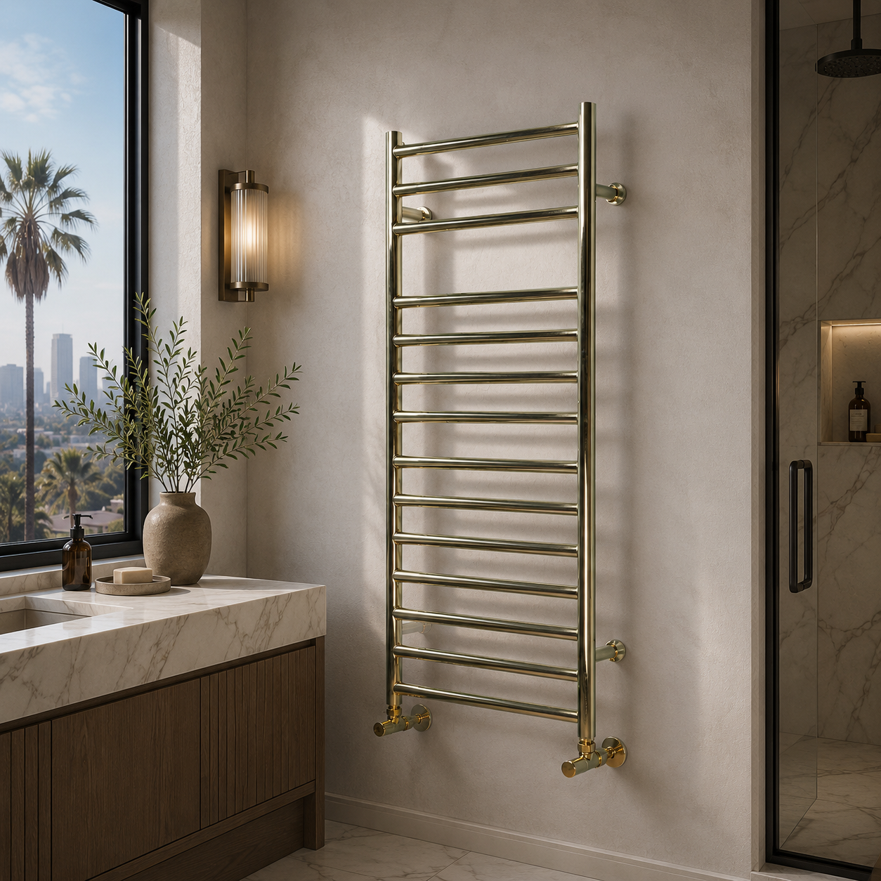 Redcliffe Heated Towel Rail - Rutland London