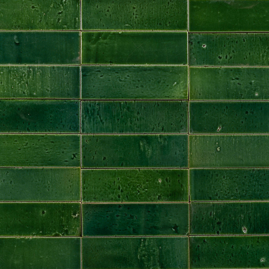 Fenner Green Zellige Style Handmade Artisan Wall & Floor Tiles - Rutland London